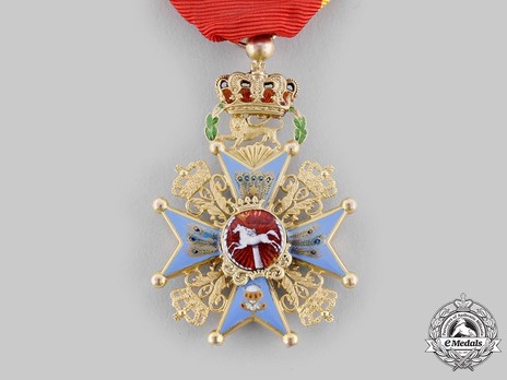 Dukely Order of Henry the Lion, I Class Knight's Cross (in gold) Obverse