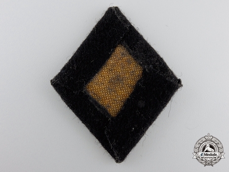 NSKK Driver Sleeve Insignia (2nd pattern hand-embroidered eagle) Reverse