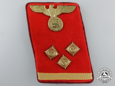 NSDAP Ober-Einsatzleiter Type IV Gau Level Collar Tabs Obverse
