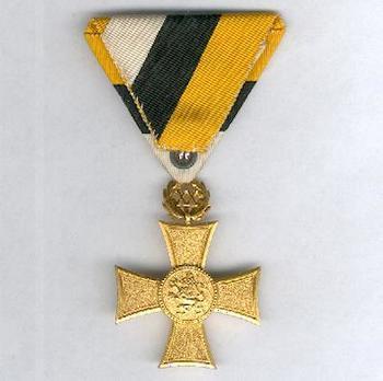 Long Service Cross, Type II, II Class, for 20 Years Reverse