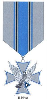 Air Force Merit Cross, II Class (for 5 Years) Obverse