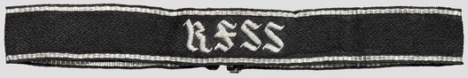 Allgemeine SS Personal Staff of Reichsführer-SS Cuff Title (1st pattern) Obverse