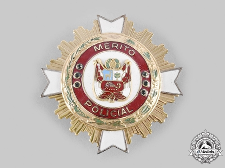Order of Merit of the National Guard and Police, Grand Cross Breast Star