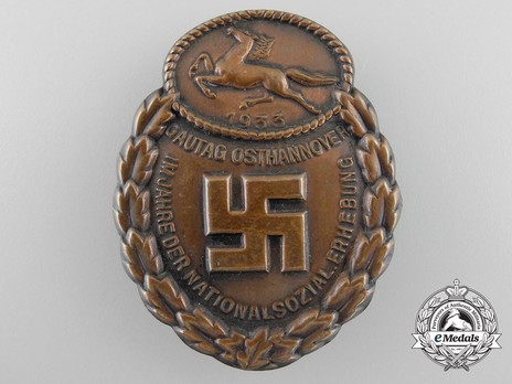 Gau Honour Badge East Hannover, in Bronze Obverse