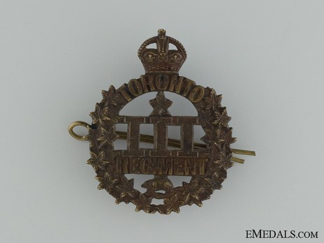 3rd Infantry Battalion Other Ranks Cap Badge (Void) Obverse