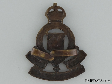 Ordnance Corps Other Other Ranks Cap Badge Reverse