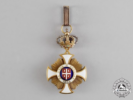 Order of the Star of Karageorg, Civil Division, III Class Reverse