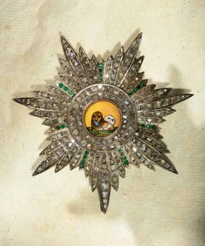 Order of the Lion and Sun, Type II, II Class Breast Star