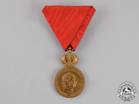 Military Merit Medal "Signum Laudis", Franz Joseph, Bronze Medal (Civil Ribbon)
