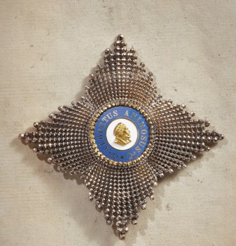 Albert Order, Type I, Civil Division, I Class Commander Breast Star (1851-1875)