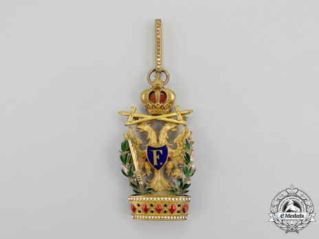 Order of the Iron Crown, Type III, Military Division, II Class (with gold swords)