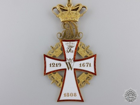 Order of Dannebrog, II Class Commander (Christian IX 1861-) Reverse