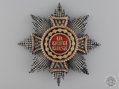 Order of St. Hubert, Grand Cross Breast Star (by Eduard Quellhorst) Obverse