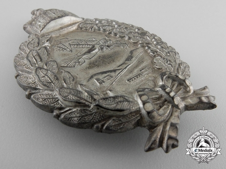 Pilot Badge, by Unknown Maker (in silvered iron, hollow) Obverse