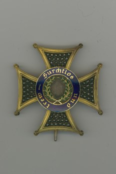 Order of Military Merit, Type III, Grand Cross Breast Star (1870-1889 version) Obverse