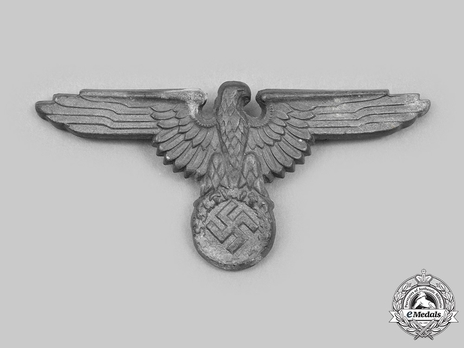 Allgemeine SS Metal Cap Eagle Type II, unmarked Obverse