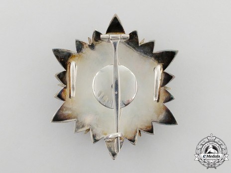 Order of the Equatorial Star, Grand Cross Breast Star Reverse