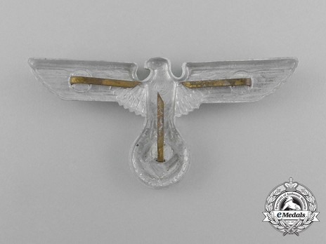 German Army 2nd Pattern Metal Cap Eagle Insignia Reverse