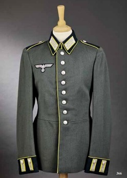 German Army Post-1936 Signals EM's Dress Tunic Obverse