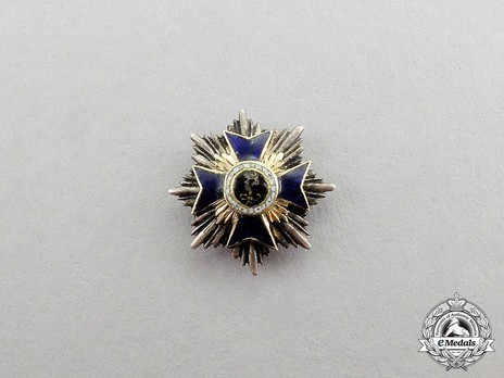 Order of Military Merit, Military Division, Grand Cross Breast Star Miniature Obverse