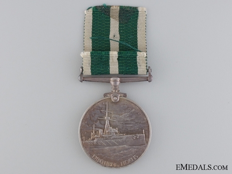 Silver Medal (with King George V in admiral's uniform) Reverse