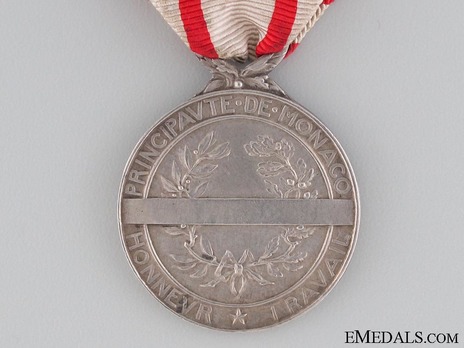 I Class Medal (for 30 Years, 1924-2007) Reverse