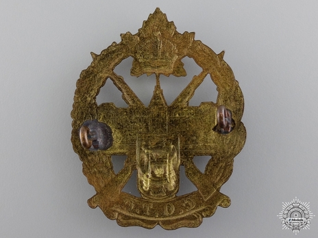  St. Louis College Canadian Officer Training Corps Officers Cap Badge Reverse