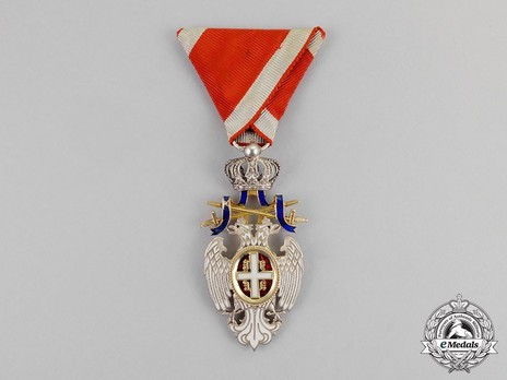Order of the White Eagle, Type II, Military Division, V Class Obverse