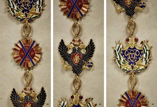 Order of Saint Andrew the First-Called, I Class Collar (by Immanuel Pannasch, c. 1831)