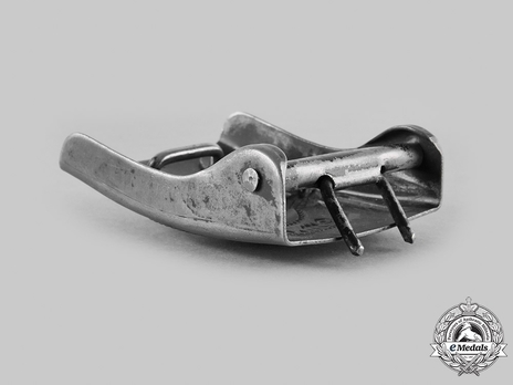 Waffen-SS NCO/EM's Belt Buckle, by R. C. Dold (steel) Detail