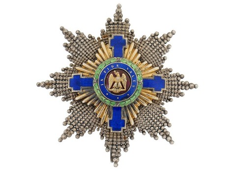  The Order of the Star of Romania, Type I, Civil Division, Grand Officer's Breast Star Obverse