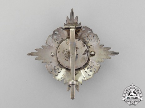 Order of the Zähringer Lion, Commander Breast Star (in silver and silver gilt) Reverse