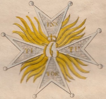 Order of the Lion of Bavaria, Breast Star Obverse