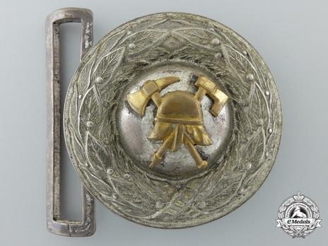 Firefighters Traditional Officer Belt Buckle Obverse