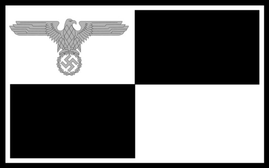 Allgemeine SS Office Chief Command Flag Obverse