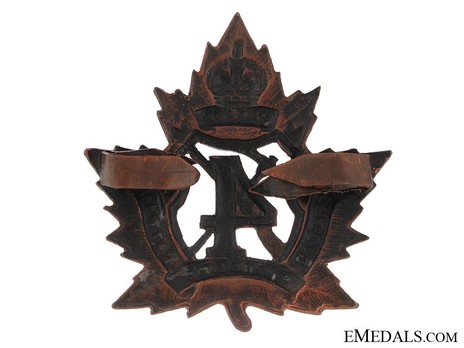 4th Pioneer Battalion Other Ranks Cap Badge Reverse