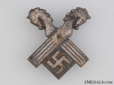 RAD Arbeitsgau XVIII Niedersachsen-Ost Tradition Cap Badge Obverse
