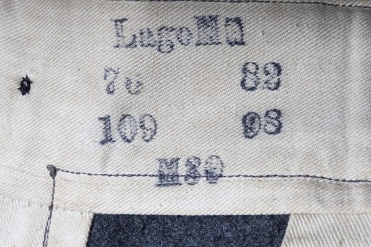 German Army Dress Trousers Maker Mark