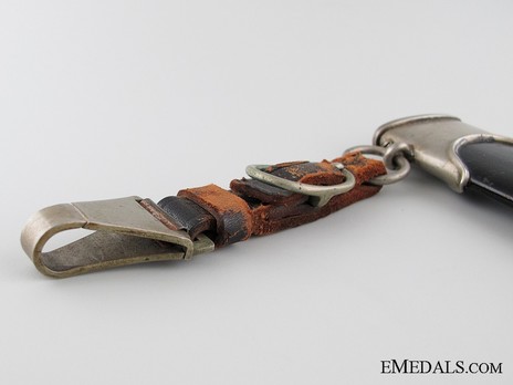 Allgemeine SS M33 Personalised Service Dagger (by Gottlieb Hammesfahr; numbered & named) Hanger Detail