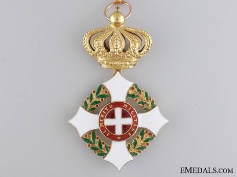 Military Order of Savoy, Type II, Grand Officer (in gold) Obverse