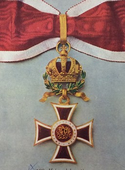 Order of Leopold, Type III, Military Division, Commander Cross 