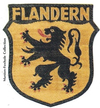 German Army Flanders Sleeve Insignia Obverse