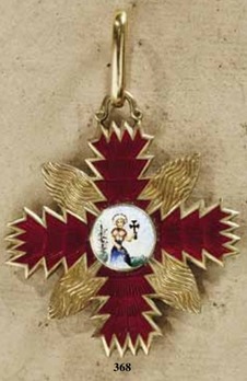 Order of St. Anne, Gold Cross Obverse