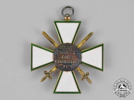 Hungarian Order of Merit, Grand Cross, Military Division Reverse