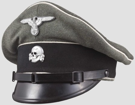 Allgemeine SS NCO/EM's Field-Grey Visor Cap Profile