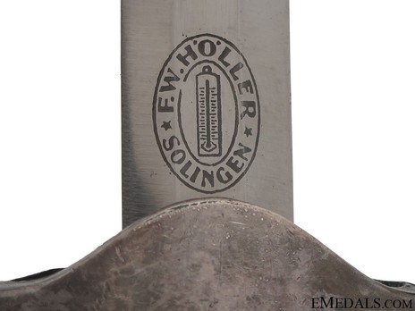 German Army F. W. Höller-made Officer’s Dagger Maker Mark