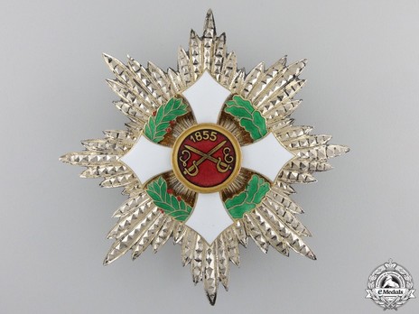 Military Order of Savoy, Type II, Grand Officer Breast Star (in silver) Obverse