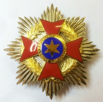 National Order of Tchad, Grand Cross Breast Star
