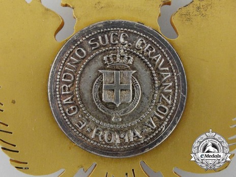 Order of Skanderbeg, Type I, Grand Cross Reverse