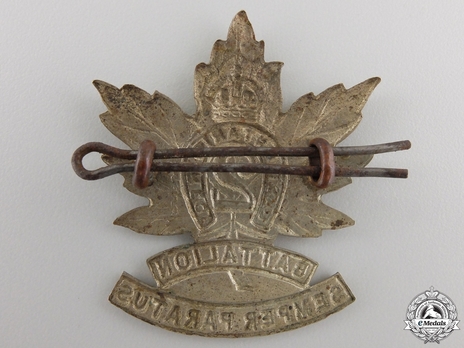 2nd Infantry Battalion Other Ranks Cap Badge Reverse
